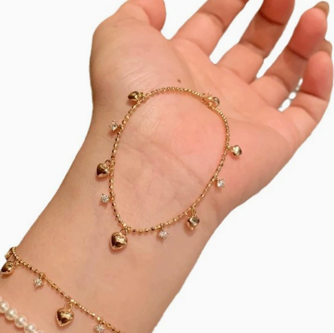 Classic Heart Charm Bracelet