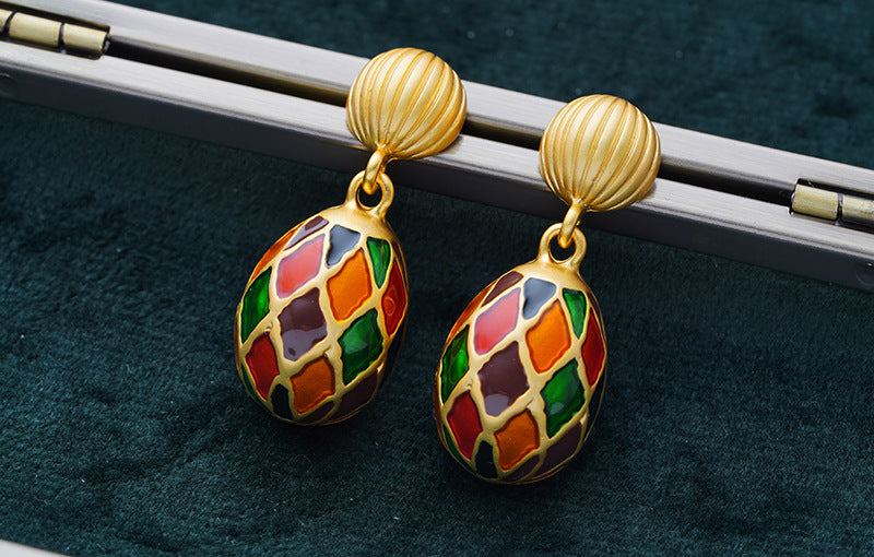 Colorful Air Balloon Stud Earrings