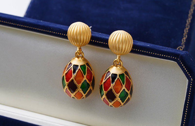 Colorful Air Balloon Stud Earrings