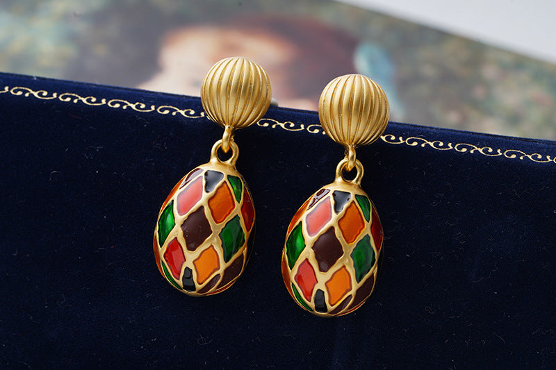 Colorful Air Balloon Stud Earrings