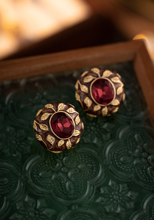 Vintage Leaf Earrings