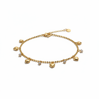 Classic Heart Charm Bracelet