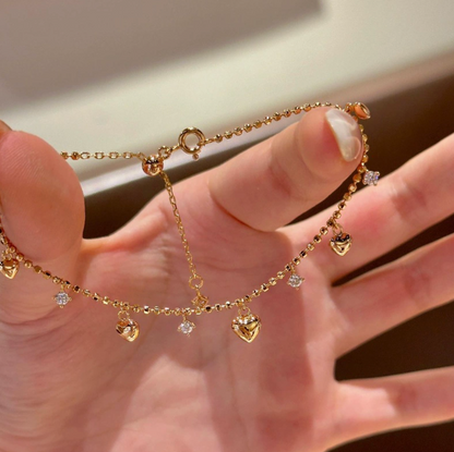 Classic Heart Charm Bracelet