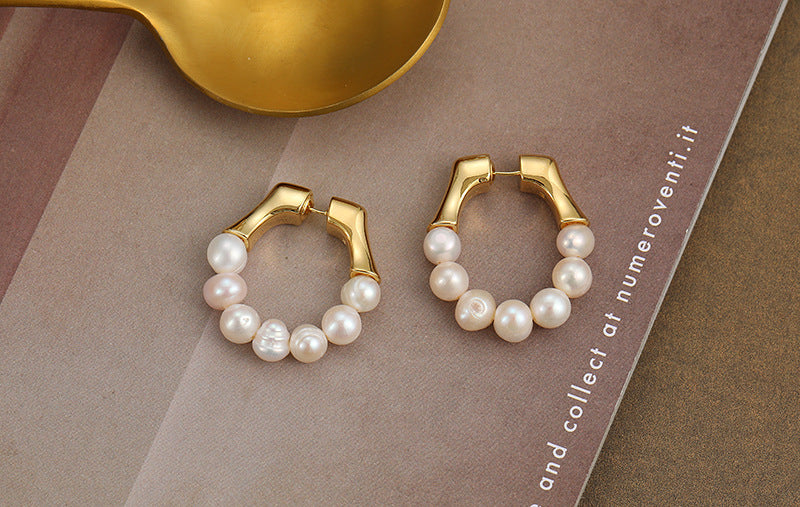 Natural Pearl Earrings