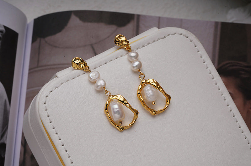 Natural Pearl Earrings