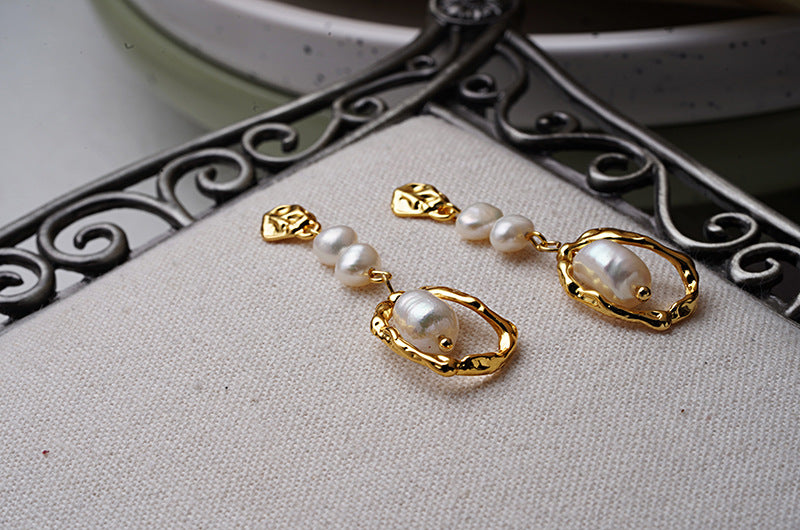 Natural Pearl Earrings