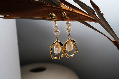 Natural Pearl Earrings