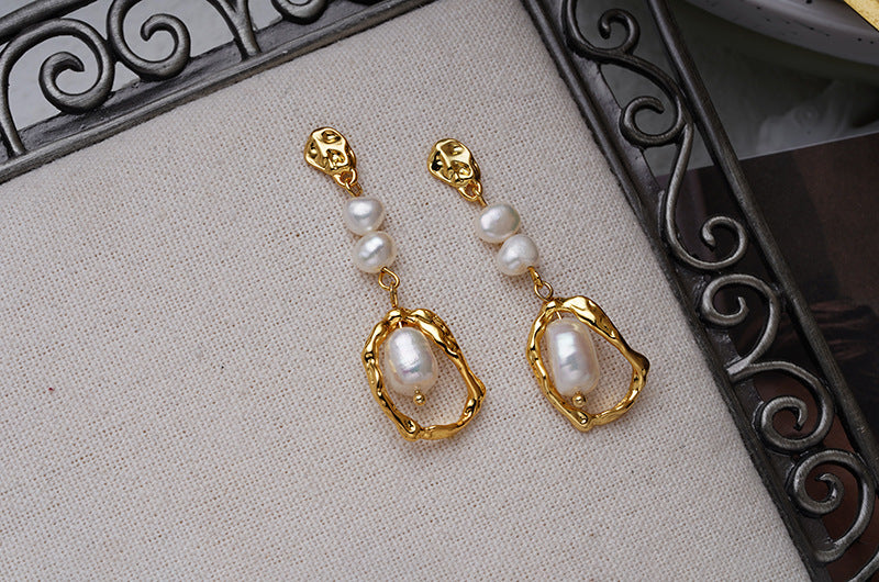 Natural Pearl Earrings