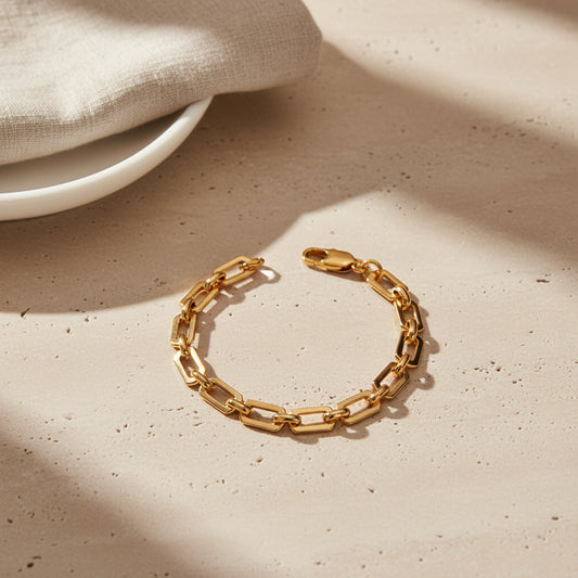 Classic Paperclip Chain Bracelet